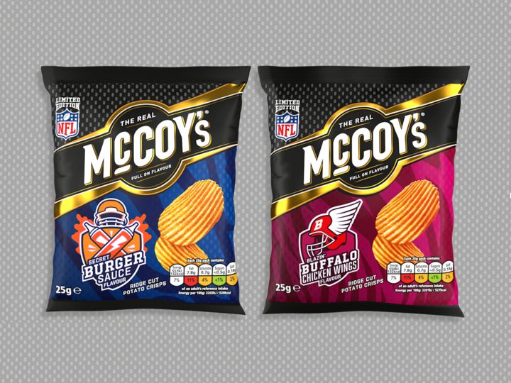 two packs of new McCoy's flavours