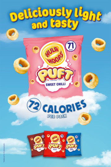 KP SNACKS LAUNCHES NEW YEAR MARKETING PUSH FOR HULA HOOPS PUFT