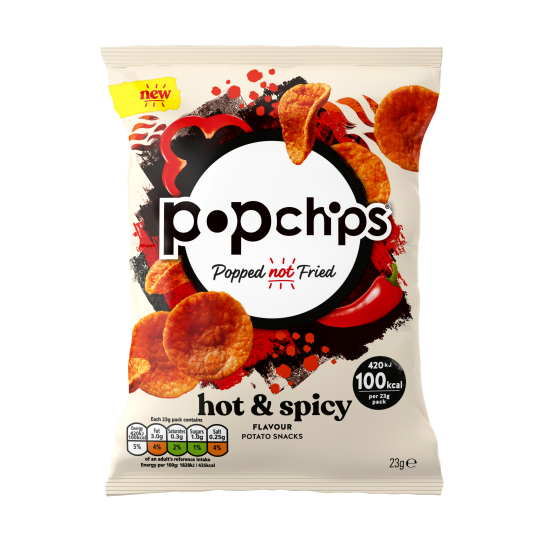 Firing up healthy snacking with popchips Hot & Spicy